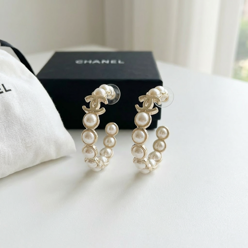 【シャネル】ピアス 260213-4