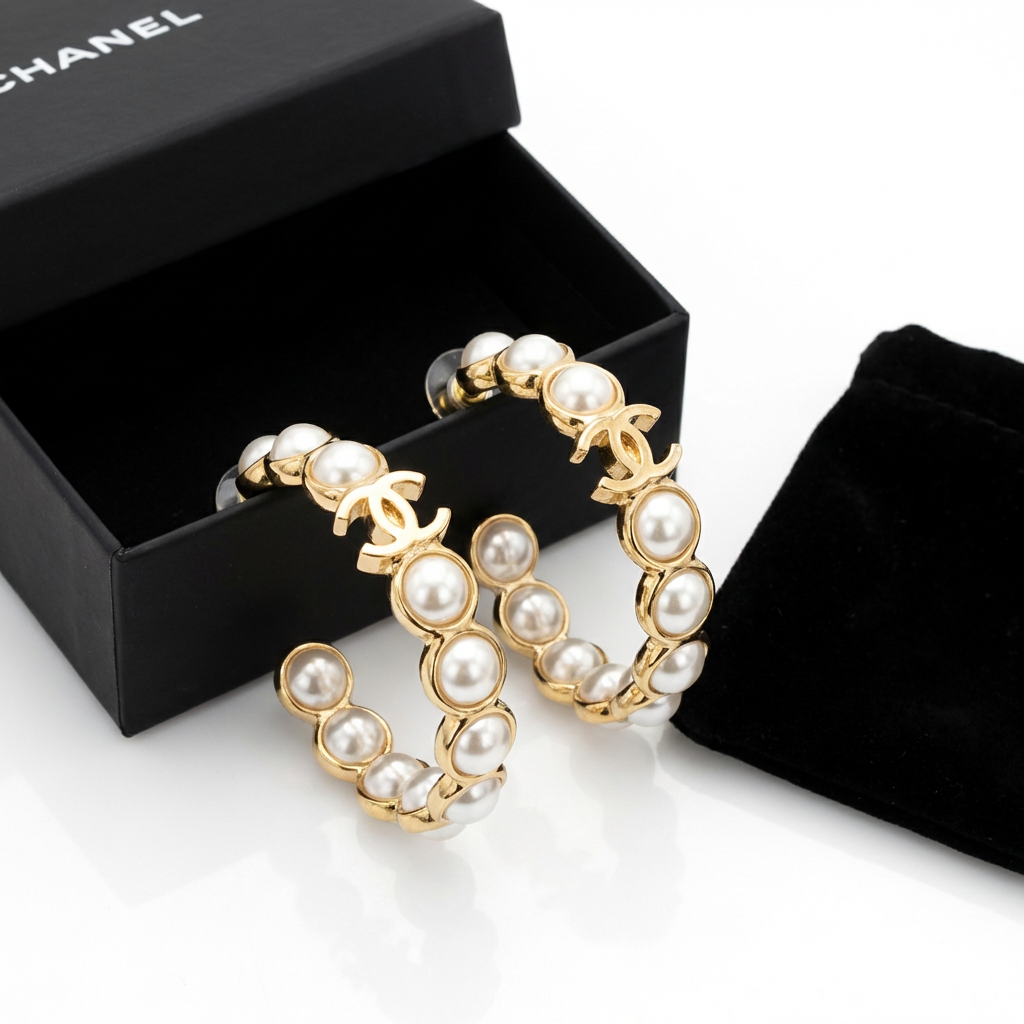 【シャネル】ピアス 260213-4