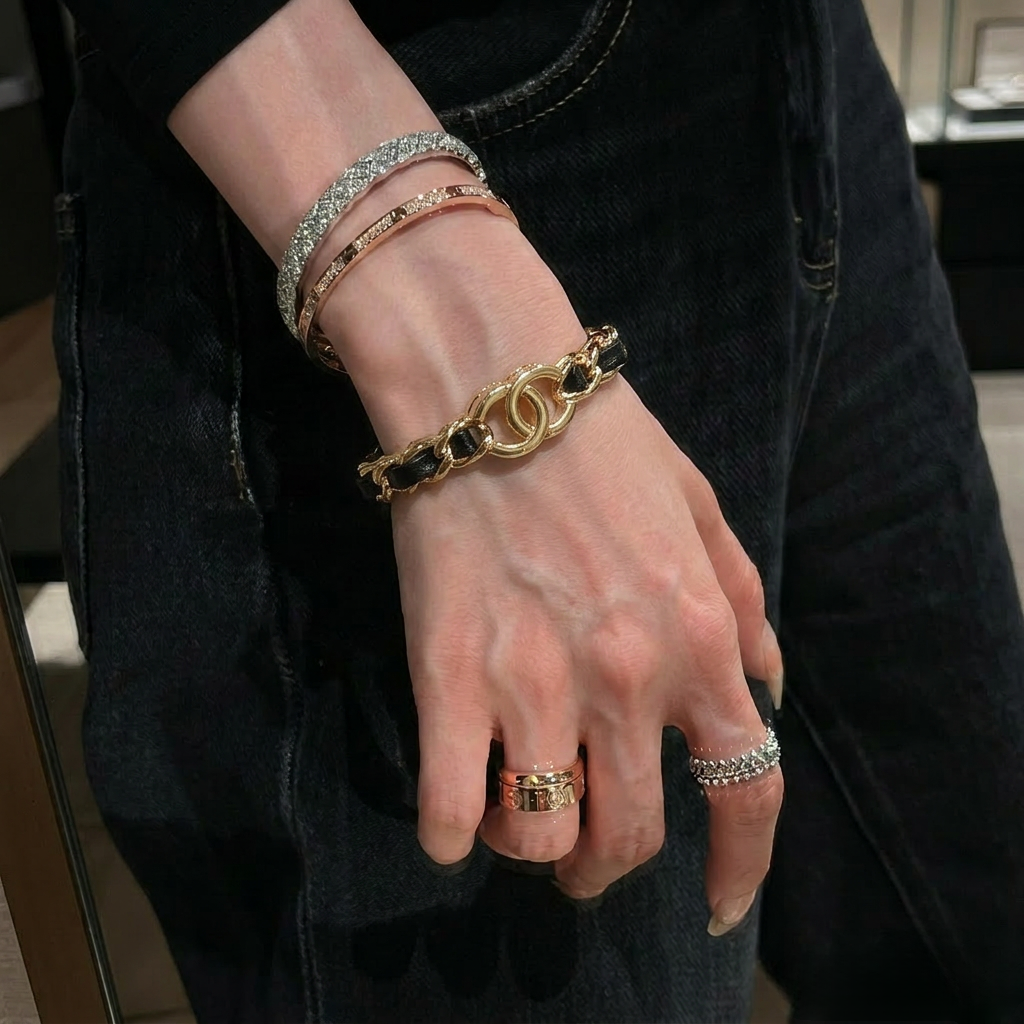 【シャネル】バングル1210-1-1