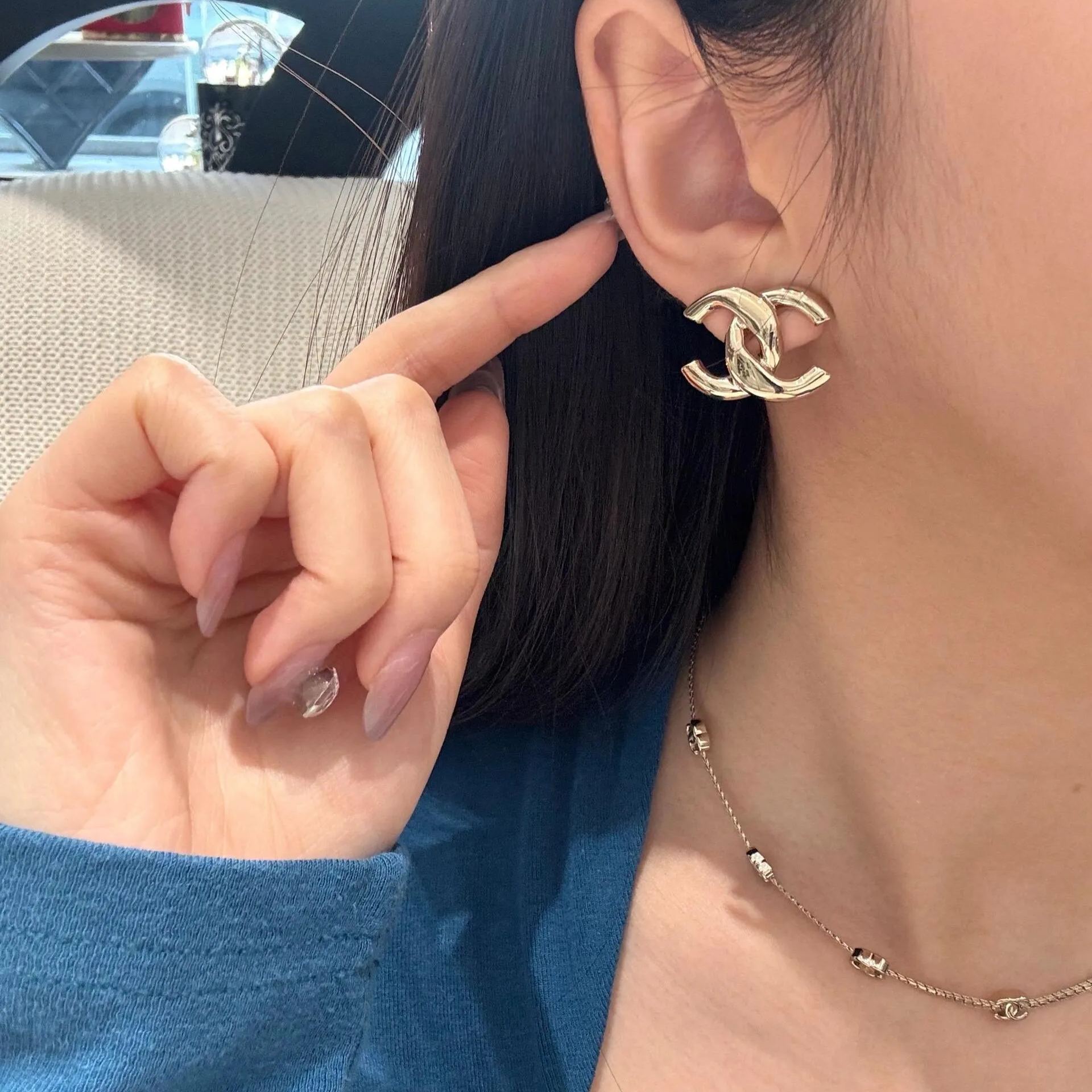 【シャネル】ピアス 0512-1-1