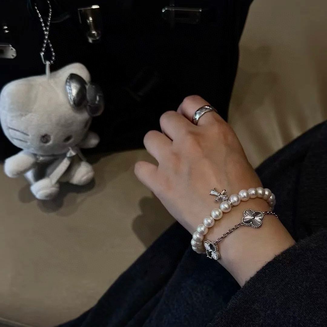 【クロムハーツ】MIKIMOTO限定 レジンパール  ブレスレット0401-4-1