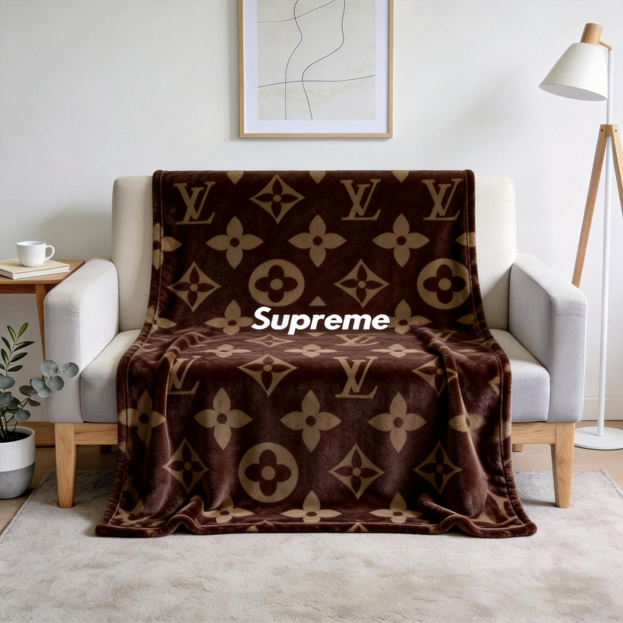 【ルイヴィトン】 ブランケット毛布 1122-5-11