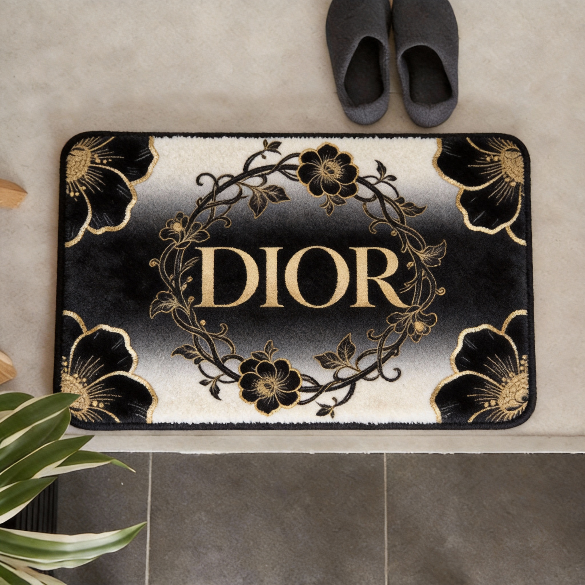 【ディオール】 玄関マット260203-11