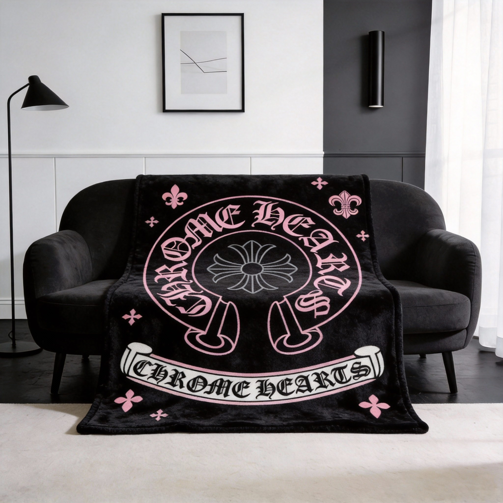 【クロムハーツ】 ブランケット毛布 260204-15