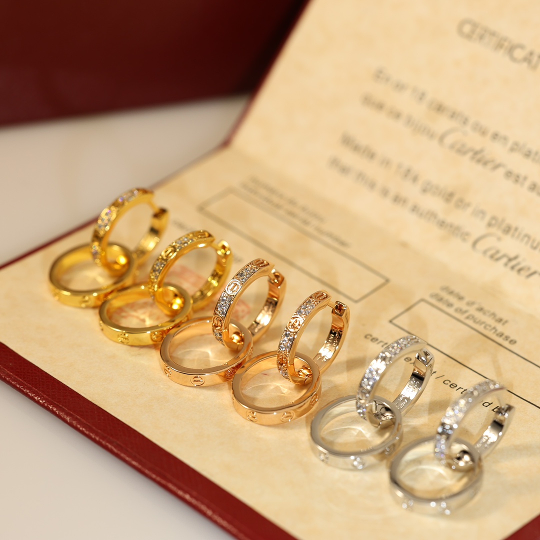 【カルティエ】ピアス  0414-1-5