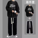 黑色卫衣+黑色長裤【兩件套】