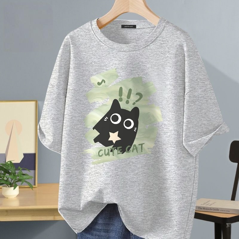 多色可選重磅純棉重磅純棉親膚短袖T恤-vivivale