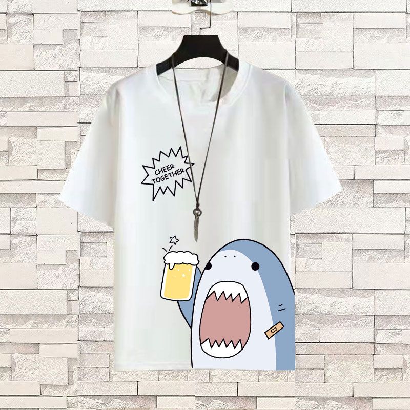 【單件/套裝】休閒可愛運動風圓領T恤+潮流鬆緊腰短褲兩件套-vivivale