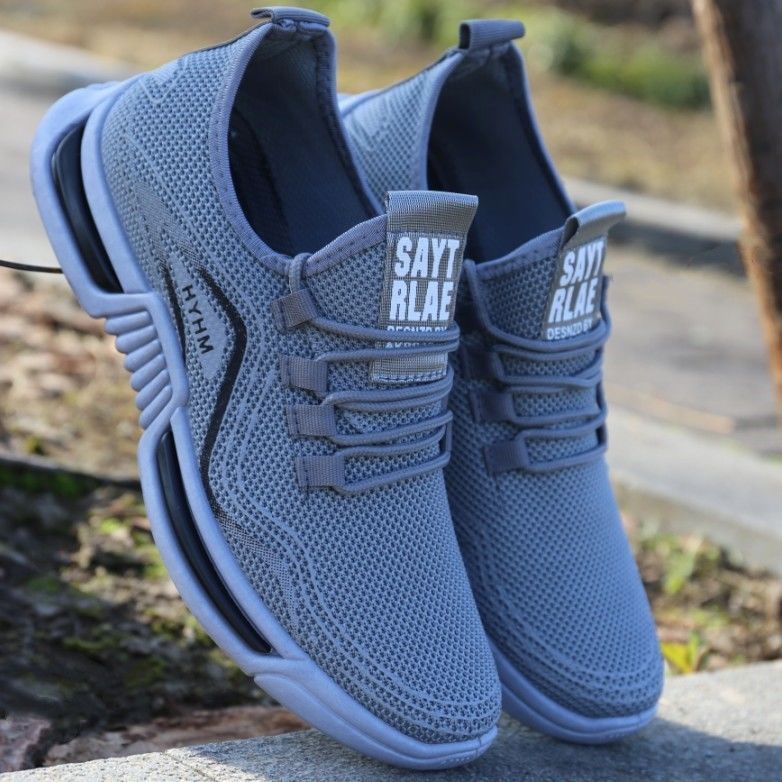 網面輕便透氣潮流休閒軟底跑步運動鞋