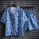 【C117藍色】【襯衣+短褲】兩件套