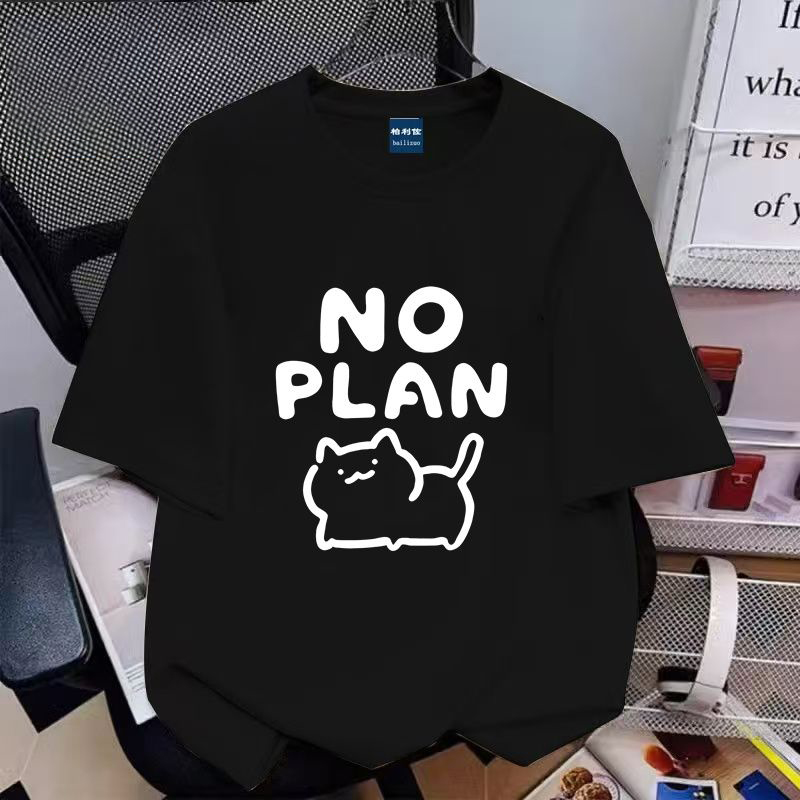 卡通印花日系潮寬鬆帥氣潮流短袖T恤