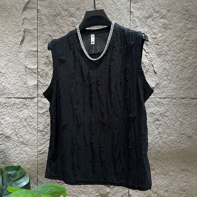 【單件/套裝】時尚百搭潮流純色圓領背心+短褲兩件套裝-vivivale