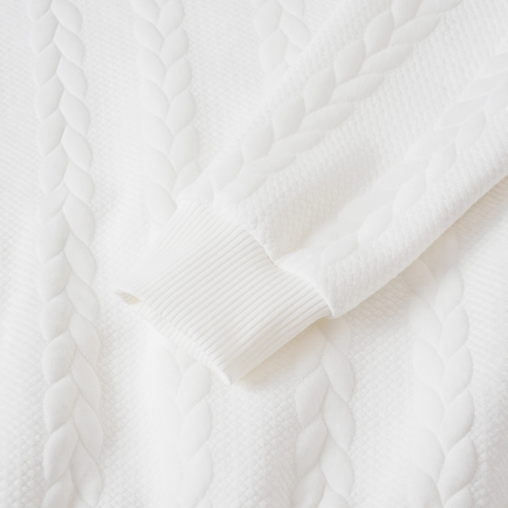 戶外休閒純色時尚提花高領保暖針織毛衣-vivivale