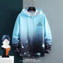藍色扎染連帽衛衣/單件