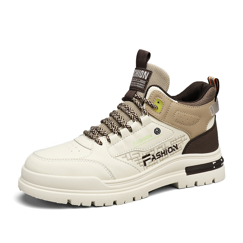 高幫工裝馬丁時尚休閒潮鞋靴-vivivale