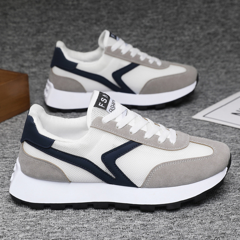 網面透氣休閒男女同款時尚百搭輕便運動鞋