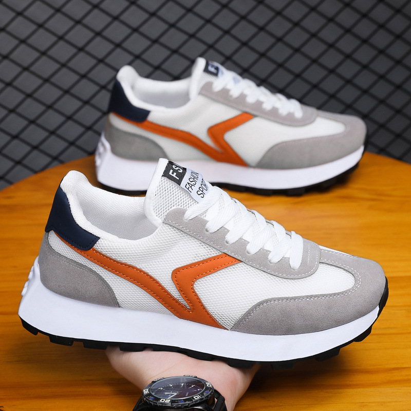 網面透氣休閒男女同款時尚百搭輕便運動鞋