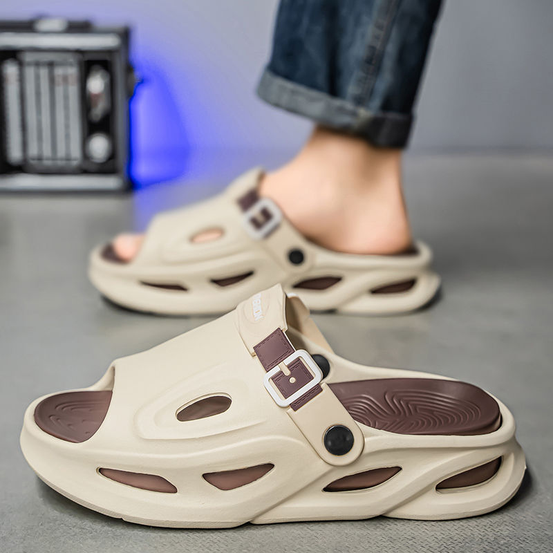 厚底EVA百搭日常外穿潮流超舒適拖鞋-vivivale