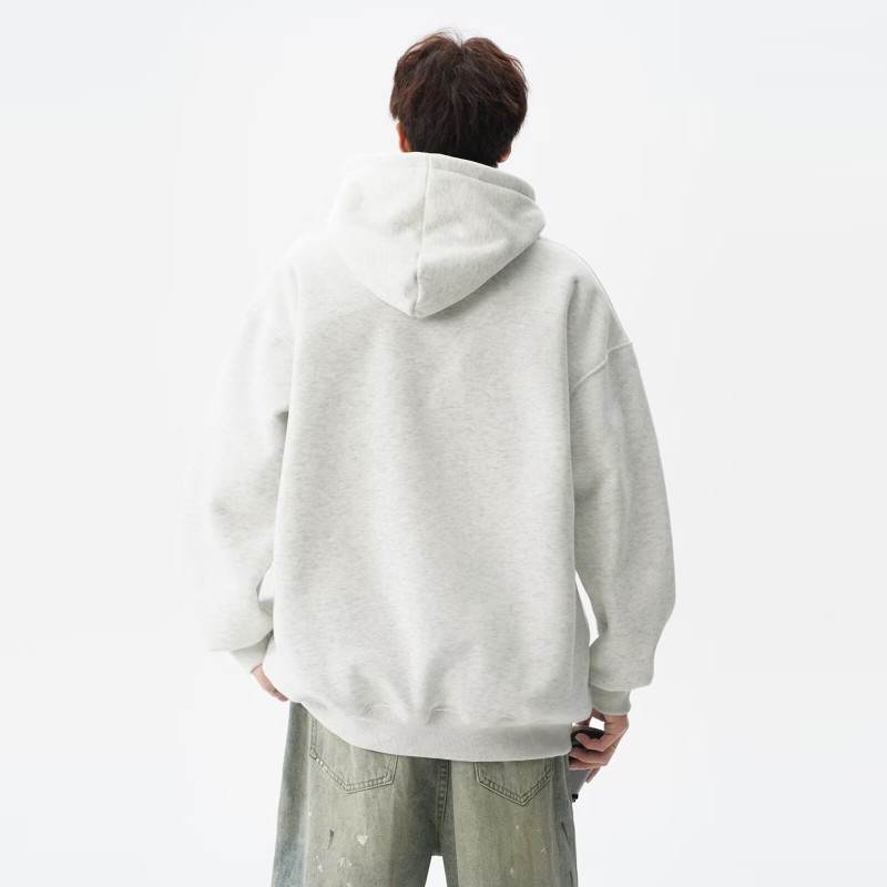 設計感重磅高街多拉鍊寬鬆休閒百搭小眾連帽衛衣