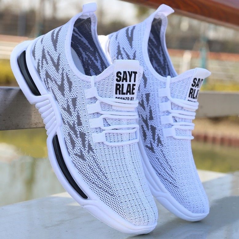 網面輕便透氣潮流休閒軟底跑步運動鞋