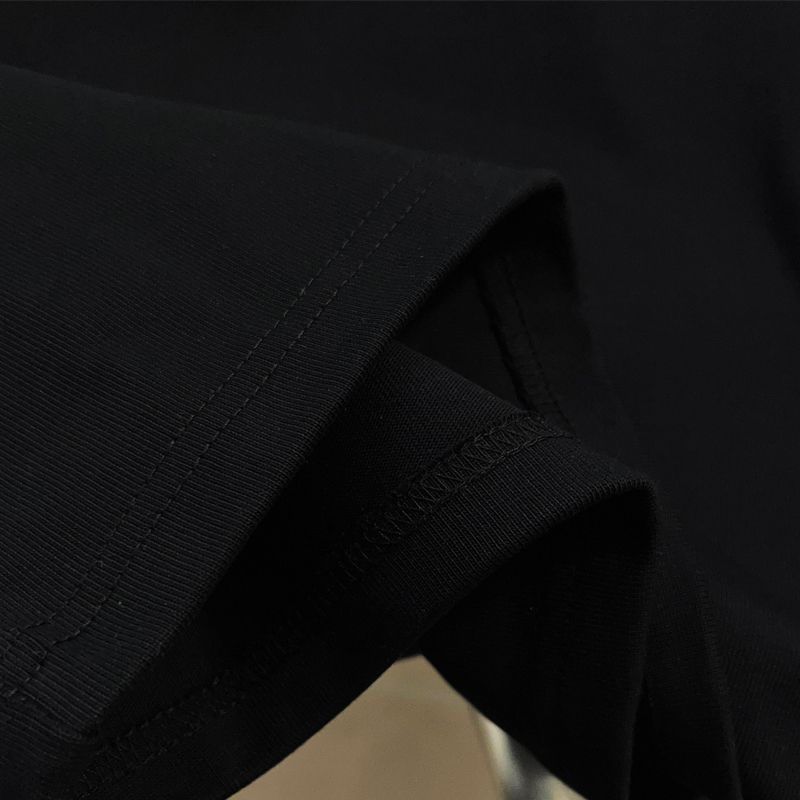 涼感潮流純棉帥氣小眾休閒印花短袖T恤-vivivale