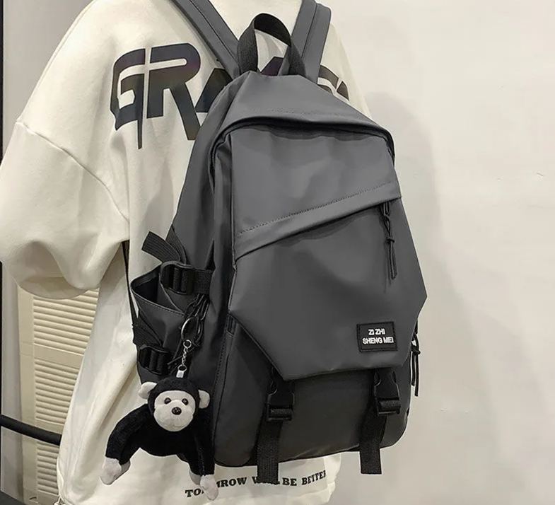 Ins古著感校園雙肩百搭旅遊高中大學行包書包手提包