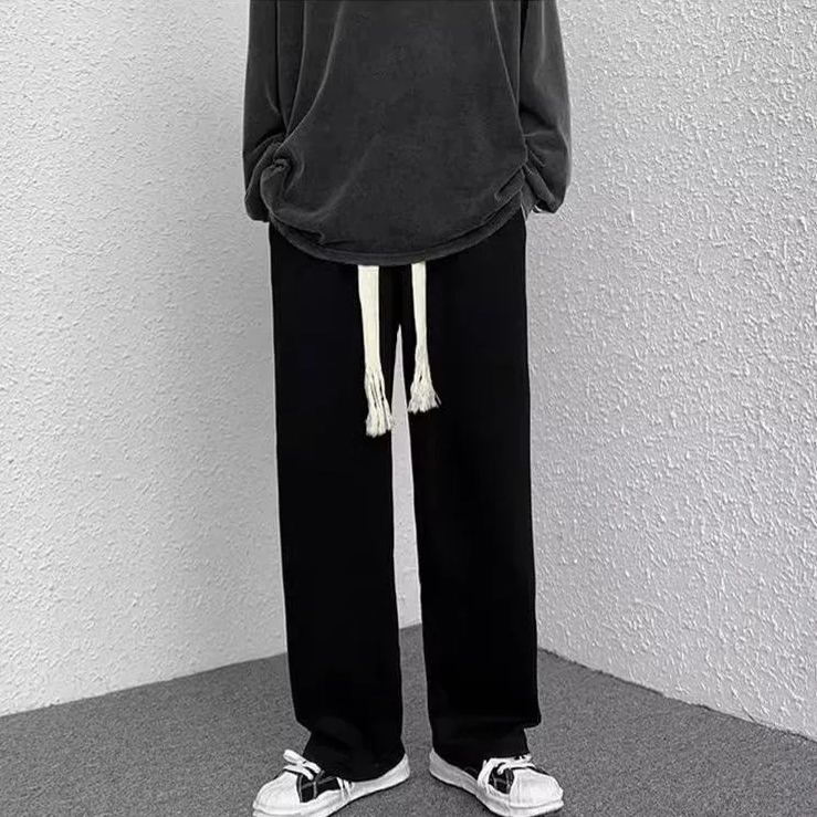 【單件/套裝】字母印花百搭衛衣+闊腿休閒褲褲裝兩件套套裝-vivivale