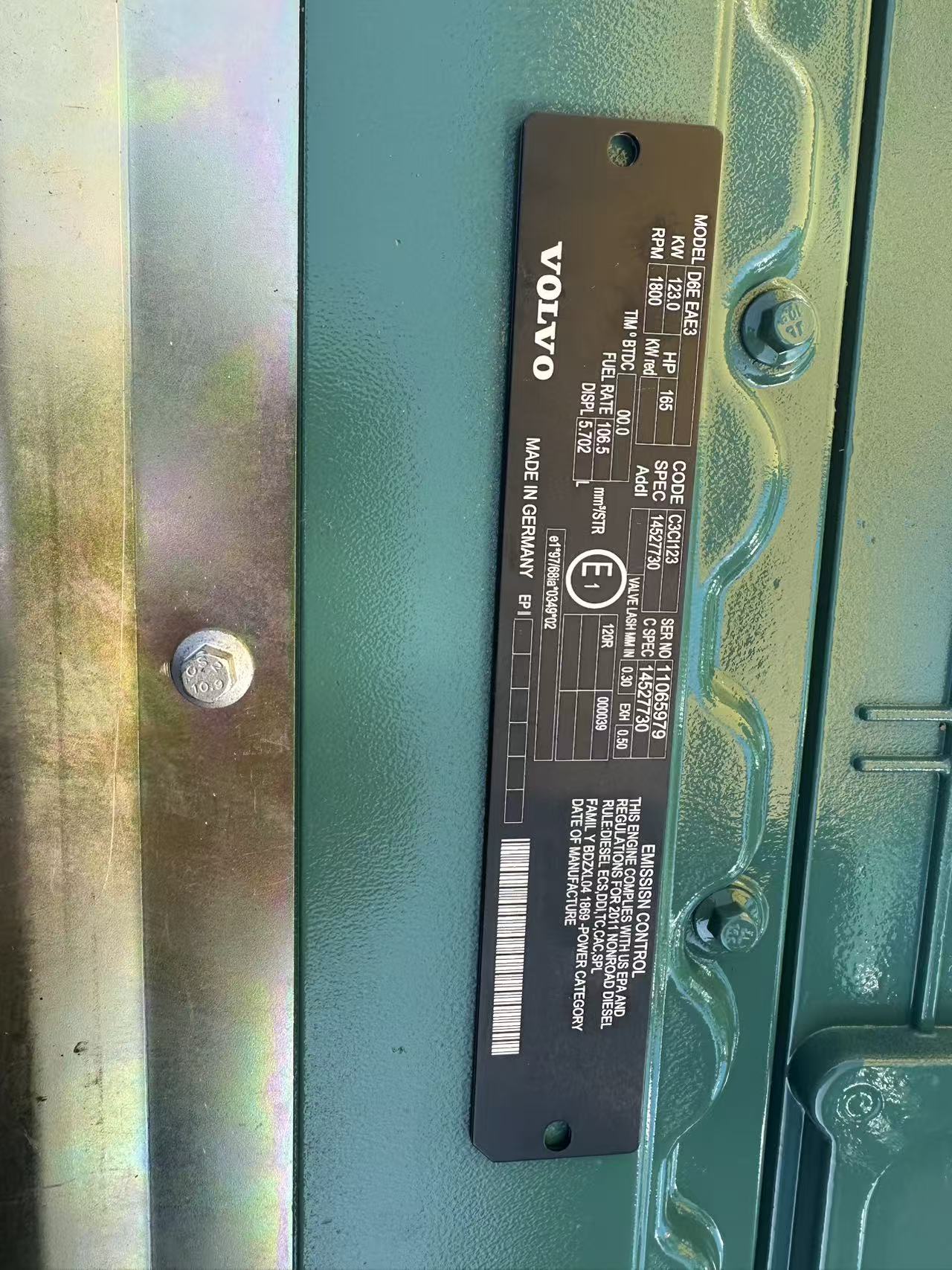 VOLVO D6E Original Engine Assembly