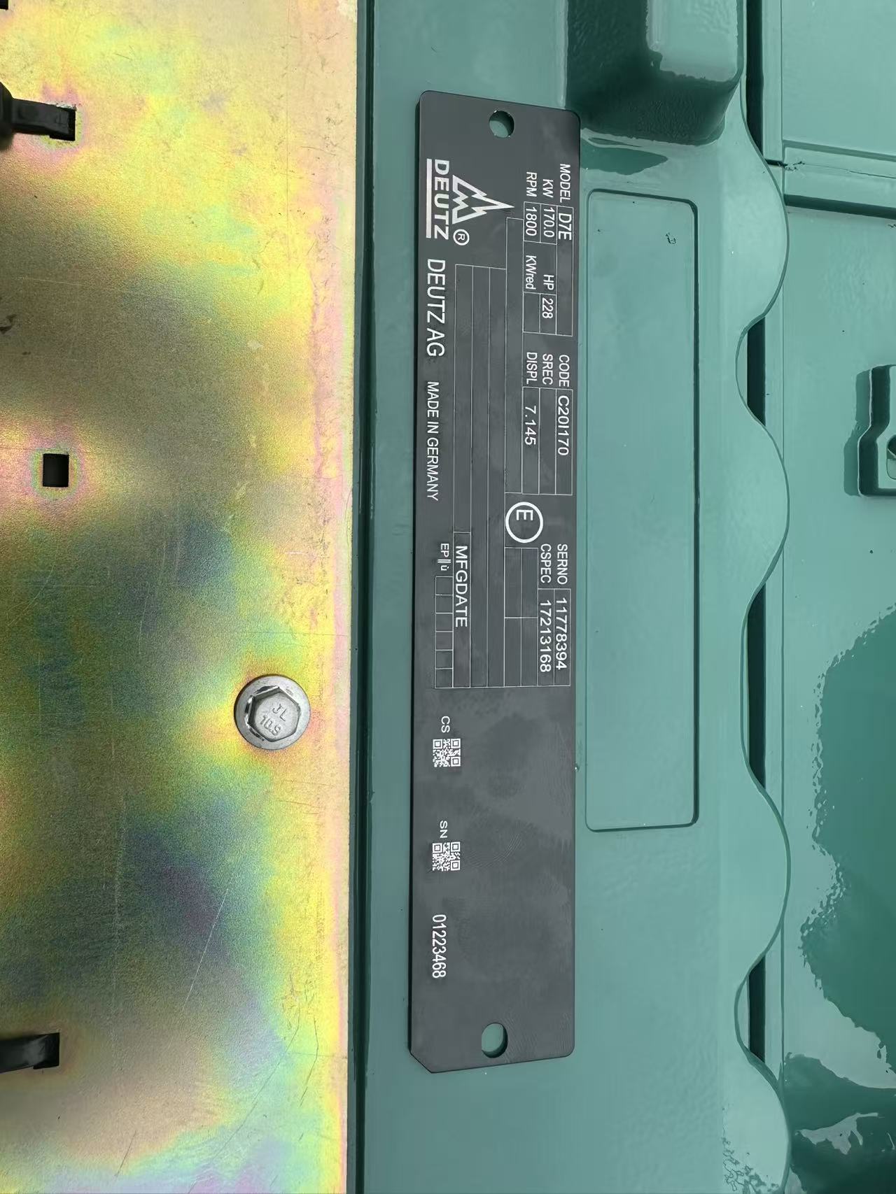 VOLVO D7E Oka (version suitable for excavators)