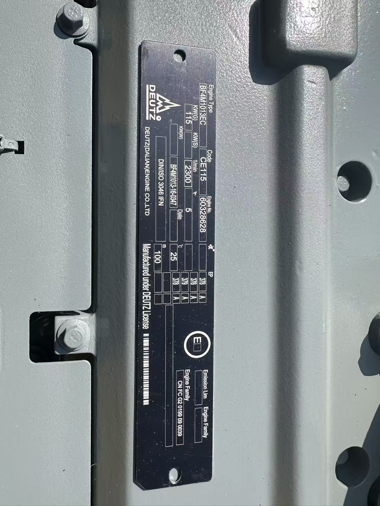 DEUTEZ BF4M1013 Engine Assembly