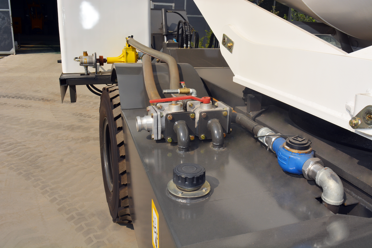 4-cubic concrete automatic mixing integrated machine