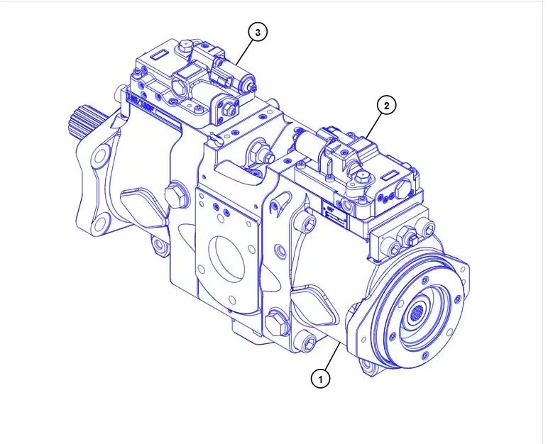 CAT 568-3007  E345GC  E336GC PUMP GP-MAIN HYDRAULIC