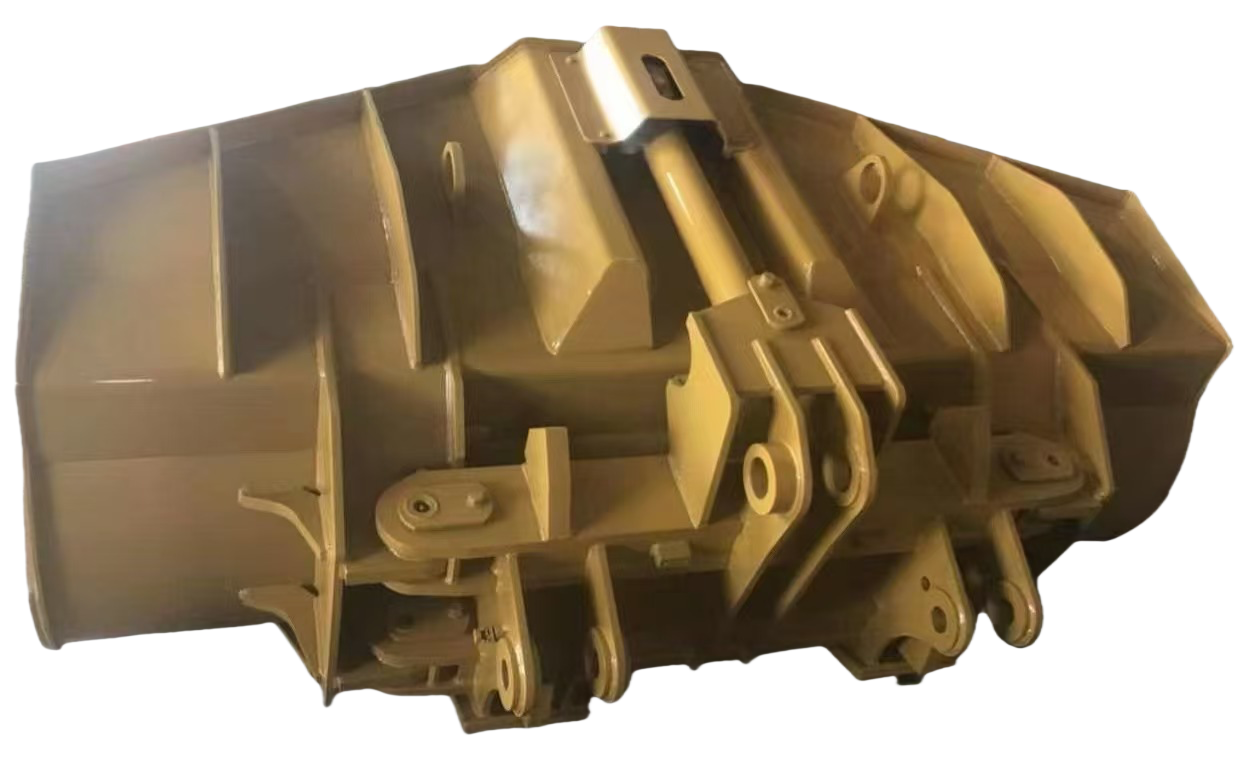 CAT loader 966H side dump bucket