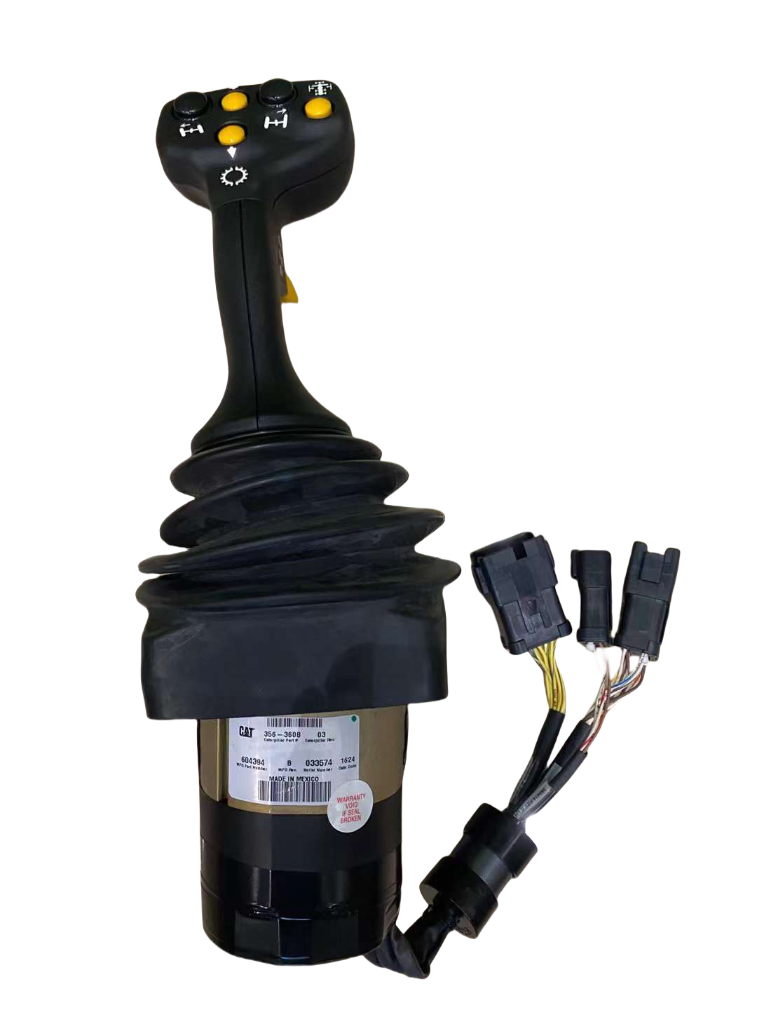 Caterpillar original factory new flatbed truck control lever assembly, part number 356-3607, applicable models: 12M, 120M, 14M, 140M, 16M, 160M, 25M.png