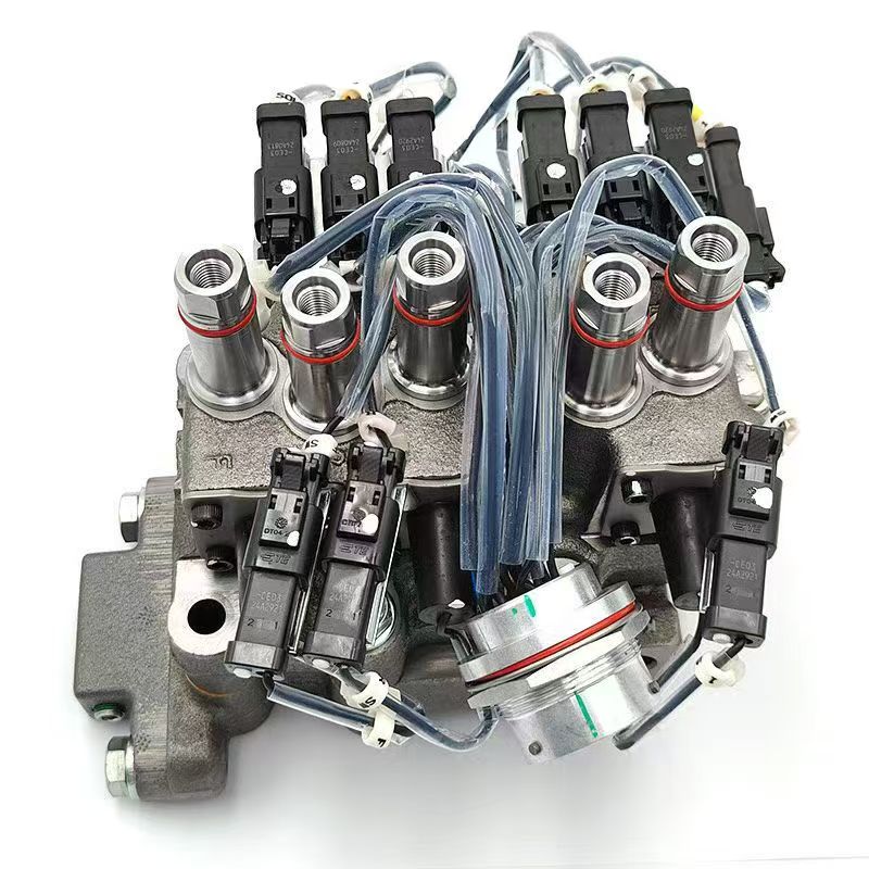 KOMATSU 375A-6 Bulldozer Transmission Control Valve Assembly 195-15-85201