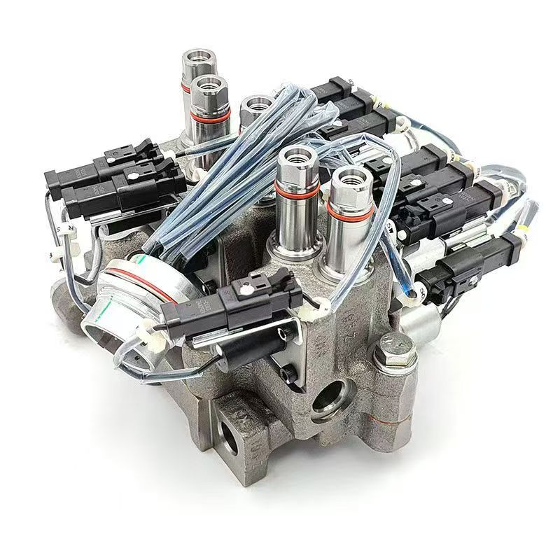 KOMATSU 375A-6 Bulldozer Transmission Control Valve Assembly 195-15-85201