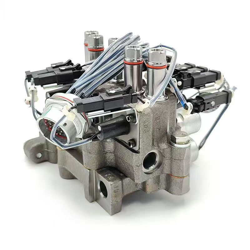 KOMATSU 375A-6 Bulldozer Transmission Control Valve Assembly 195-15-85201