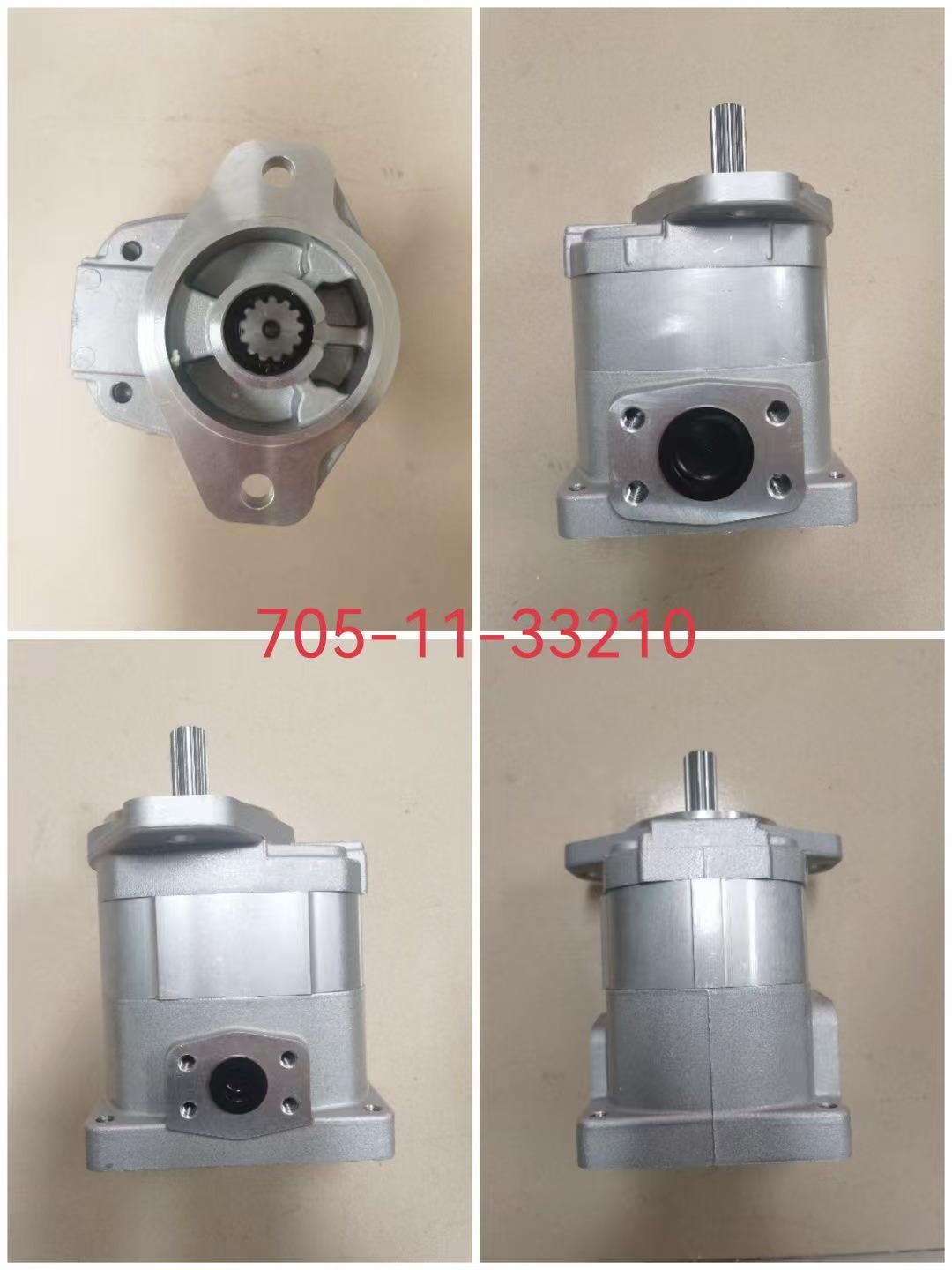 Komatsu loader and excavator gear pump 705-11-33210