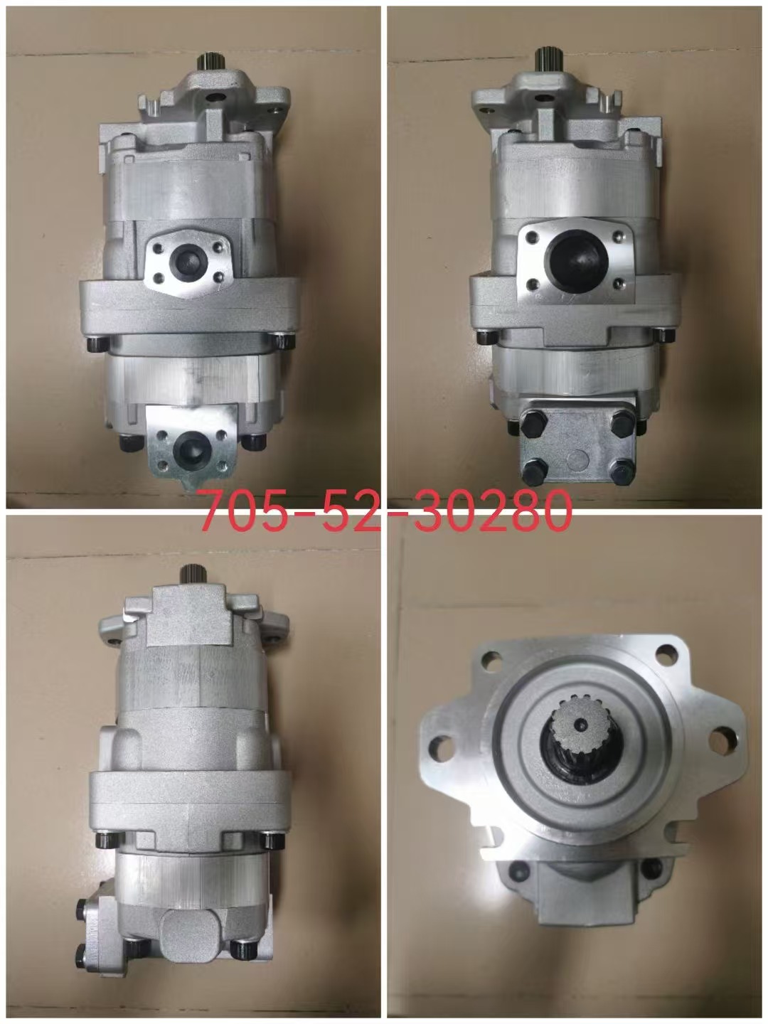 Komatsu loader and excavator gear pump705-52-30280