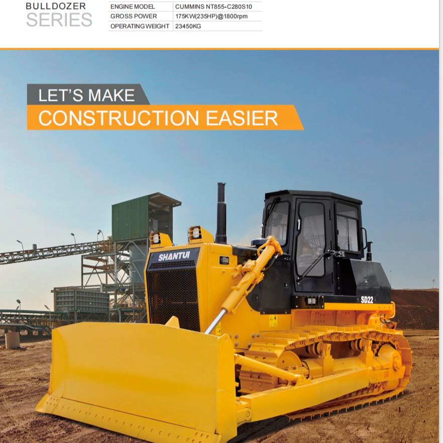 SHANTUISD22 standard model 23-ton bulldozer