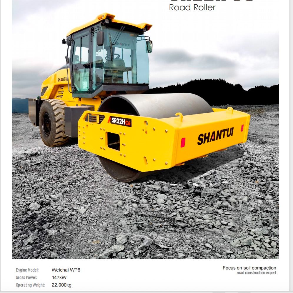 Shantui, SR20H-C6 standard model 22-ton loader, Euro II, Euro III and Euro IV emission standards