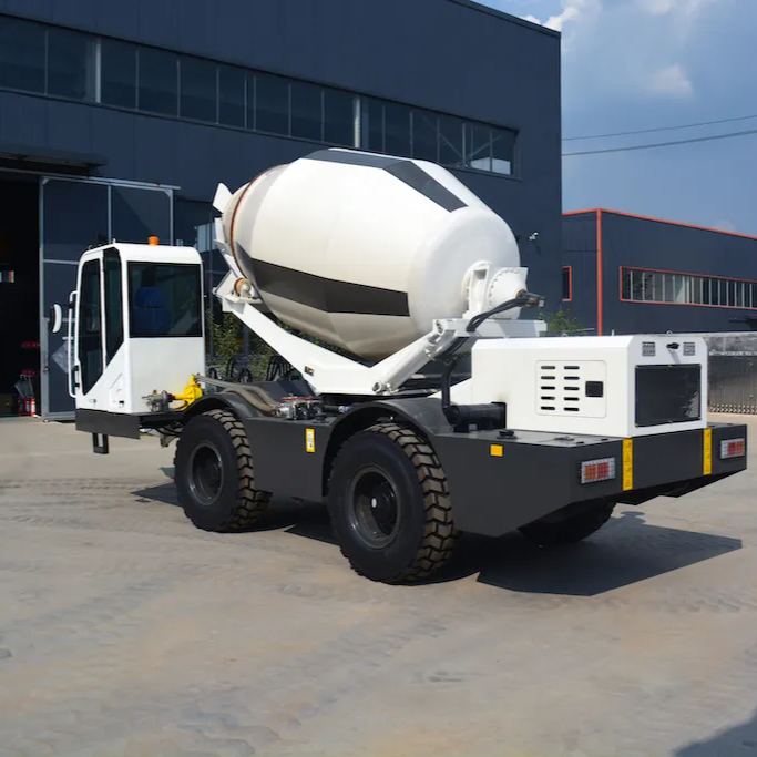 4-cubic concrete automatic mixing integrated machine