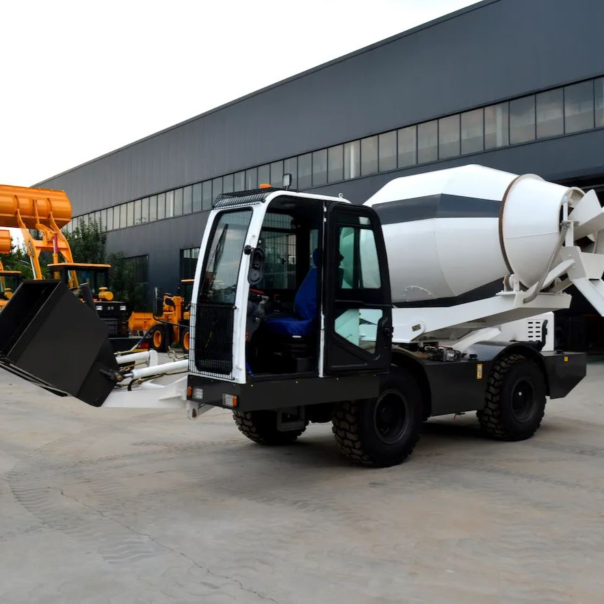 4-cubic concrete automatic mixing integrated machine