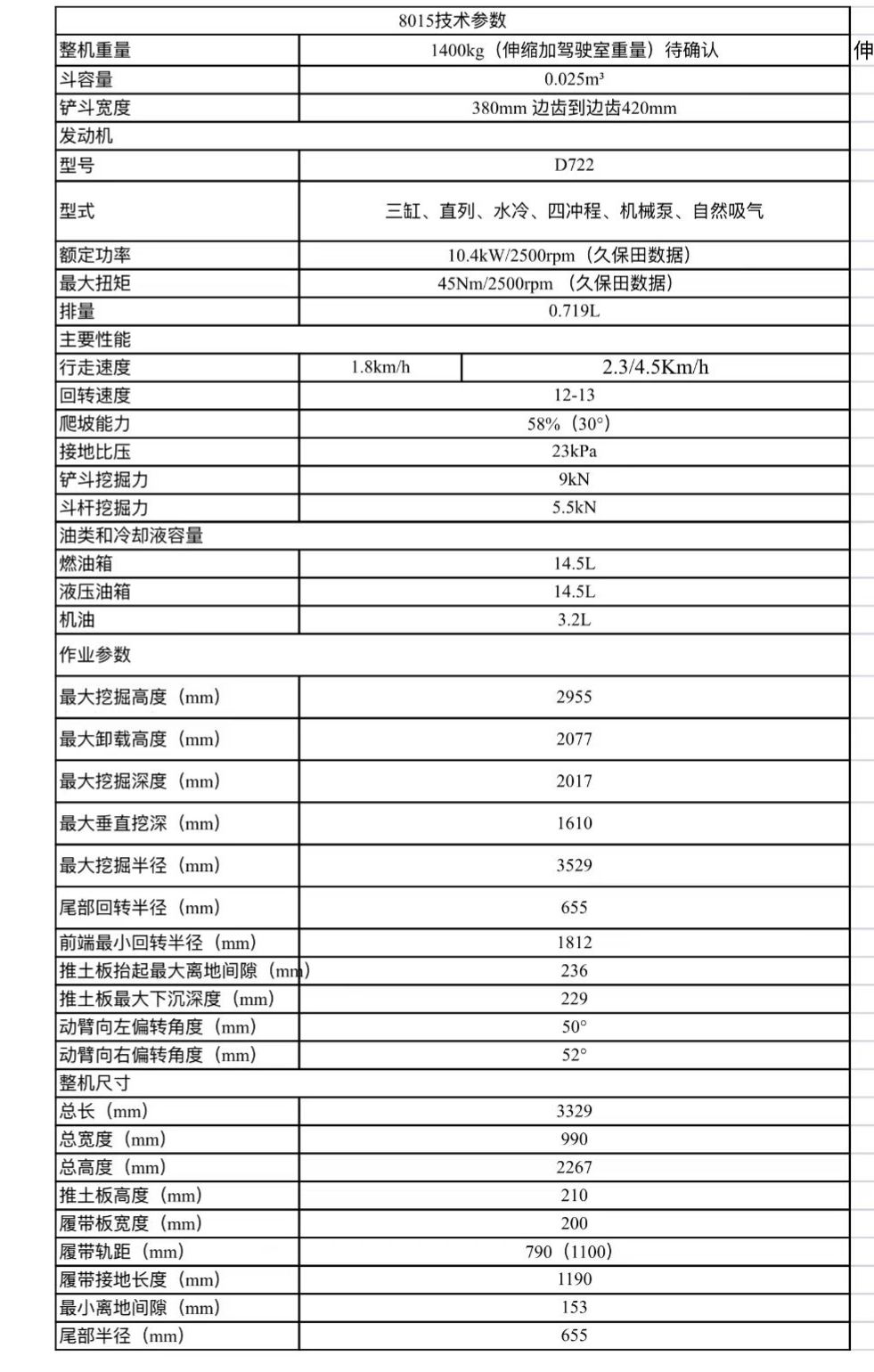 nimi crawler excavator 1.5T