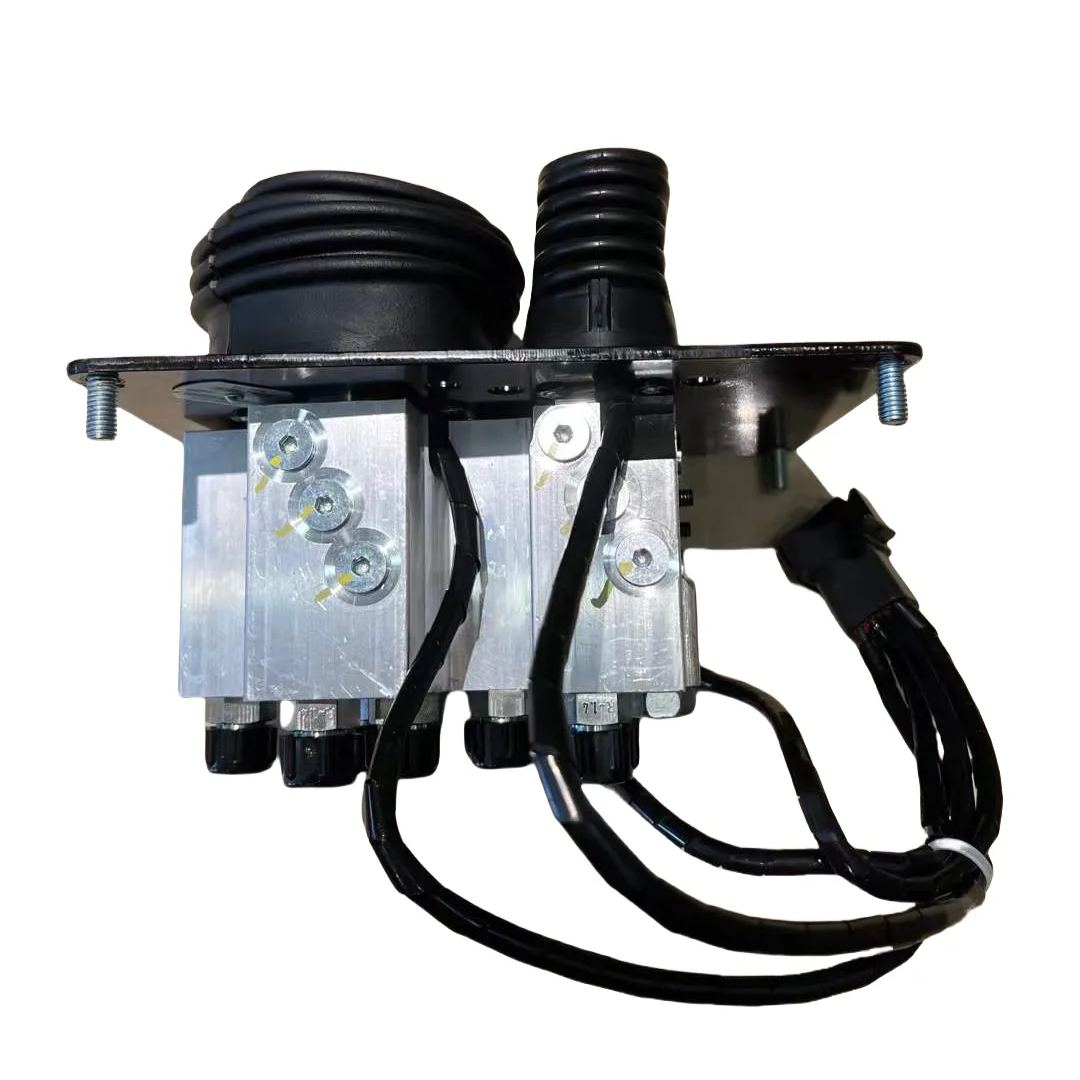 Caterpillar original factory-mounted control lever assembly, 338-8504. Applicable models: 950GC, 966GC