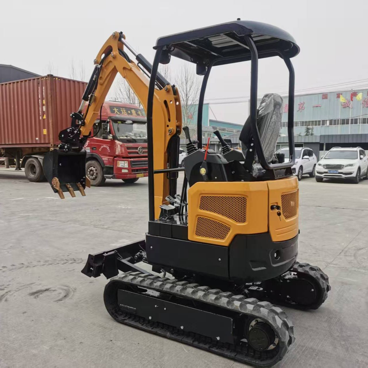 JH20 model with crawler type and tailless ceiling design