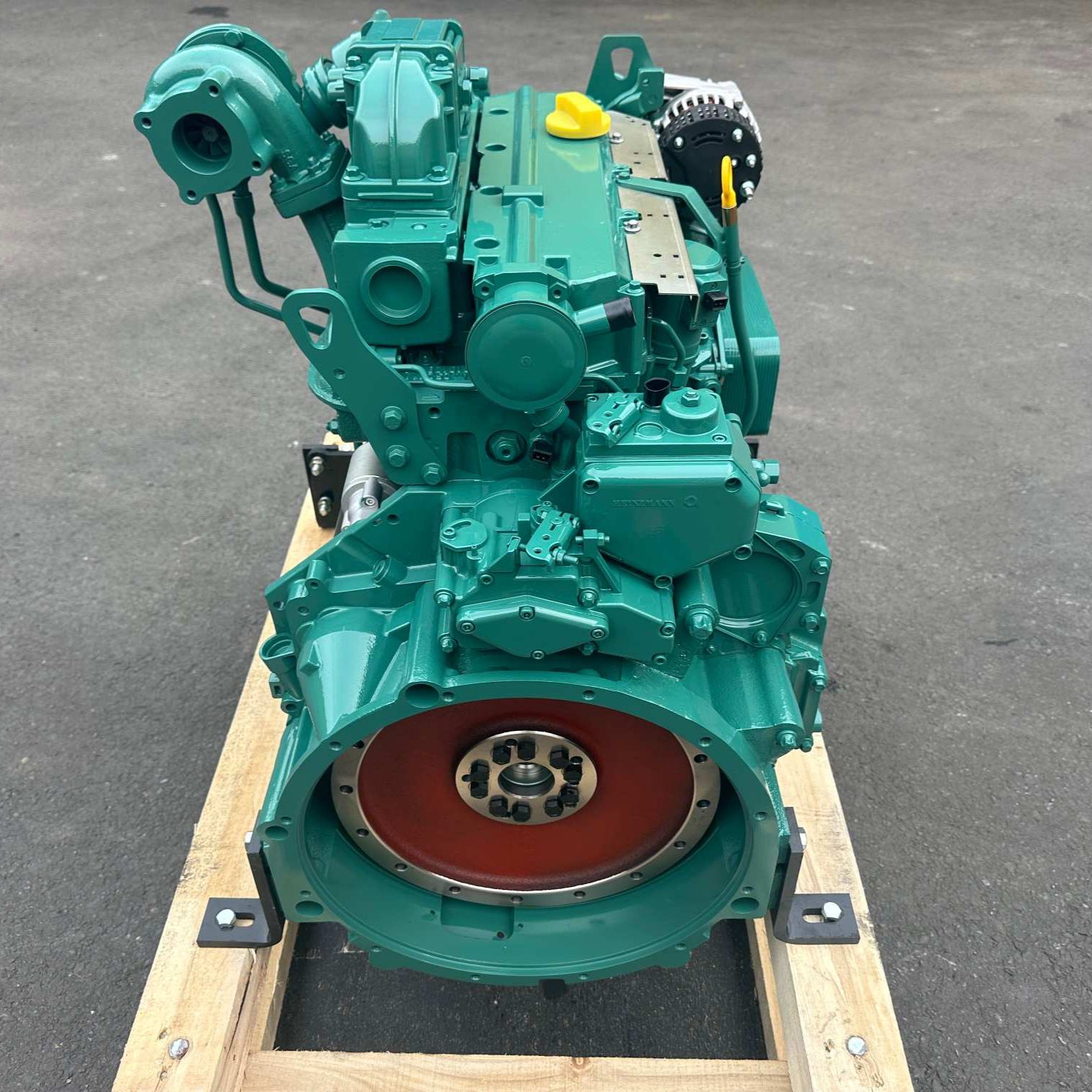 D4D, dual-purpose loader version) engine assembly