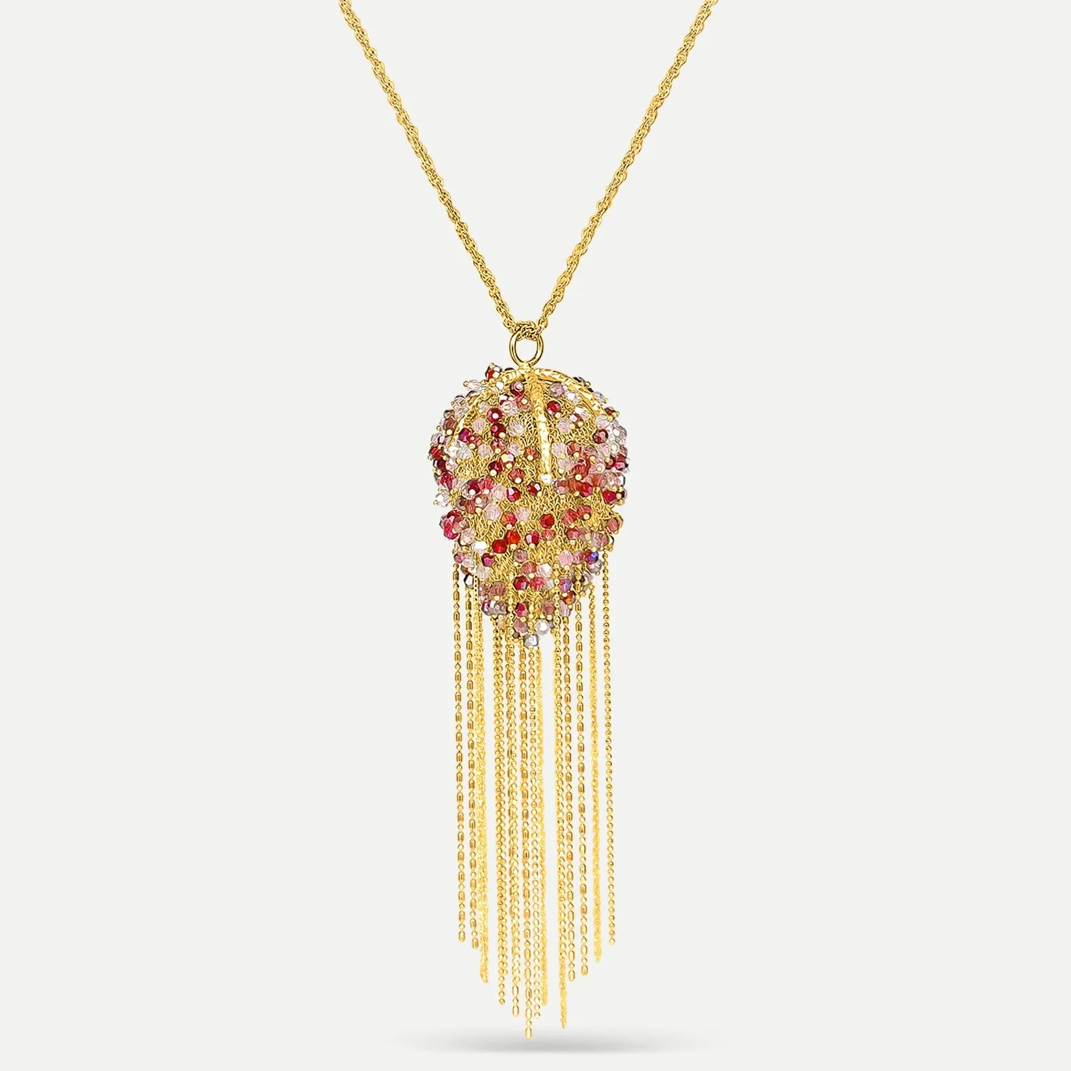 Aegea Gold Red Necklace Romeo Delauris