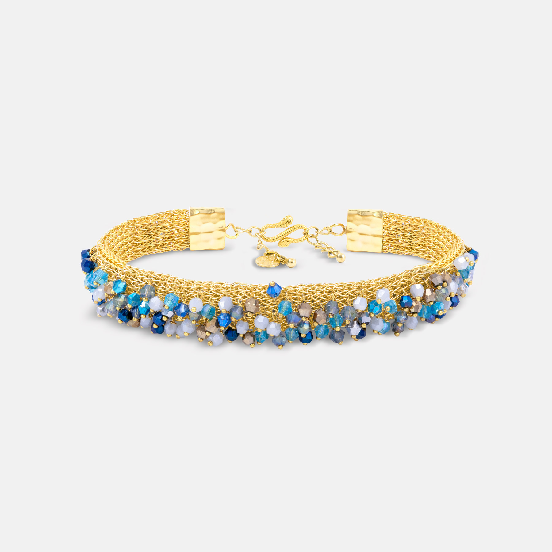 Ella Gold Blue Bracelet Romeo Delauris
