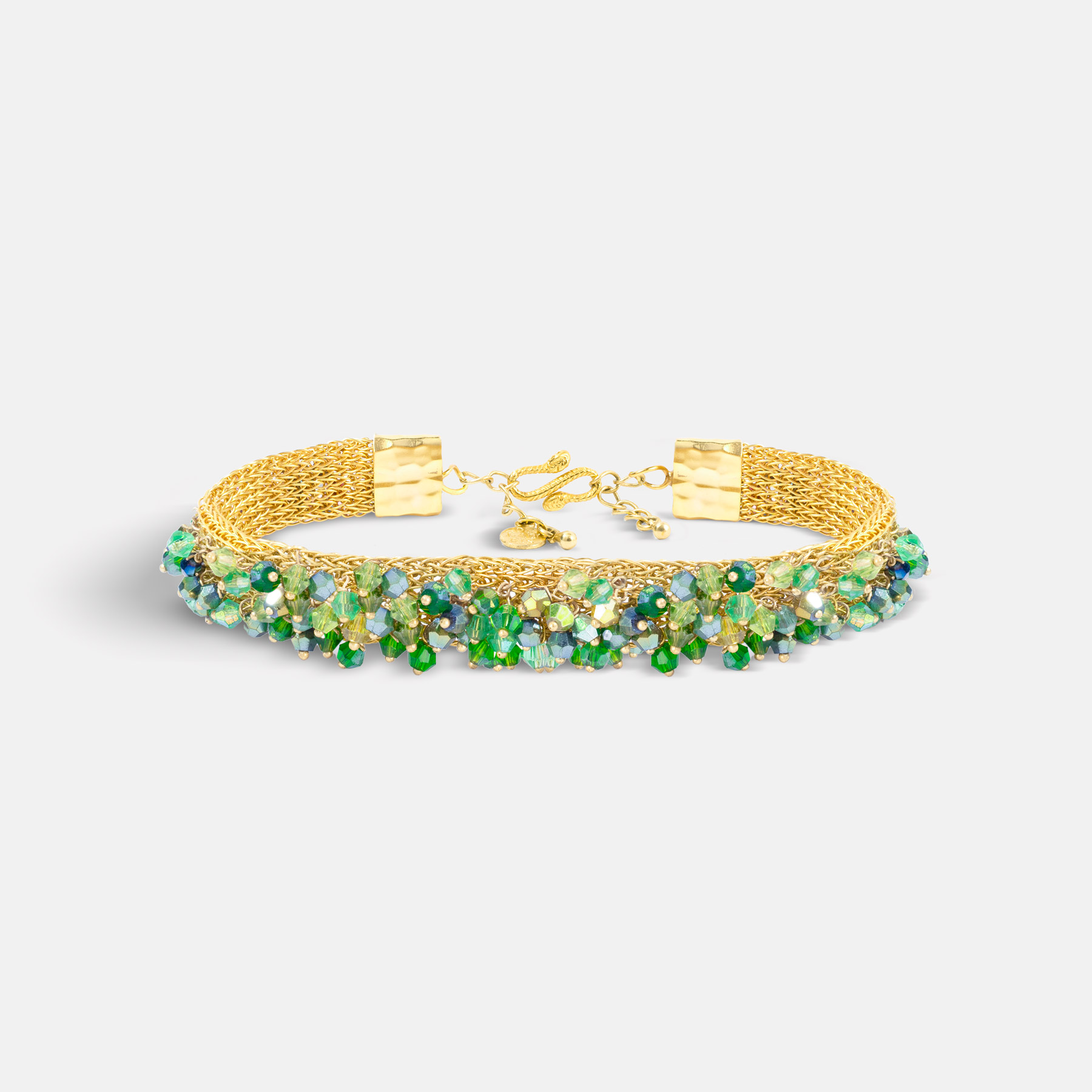 Ella Gold Green Bracelet Romeo Delauris
